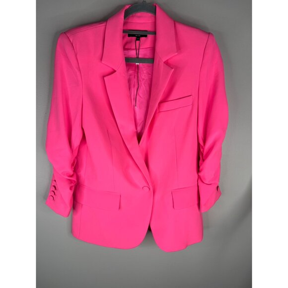 New Generation Love Madison Crepe Blazer in Ultra Pink Size XS - Picture 3 of 4